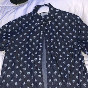 Topman Short Sleeved Button Down